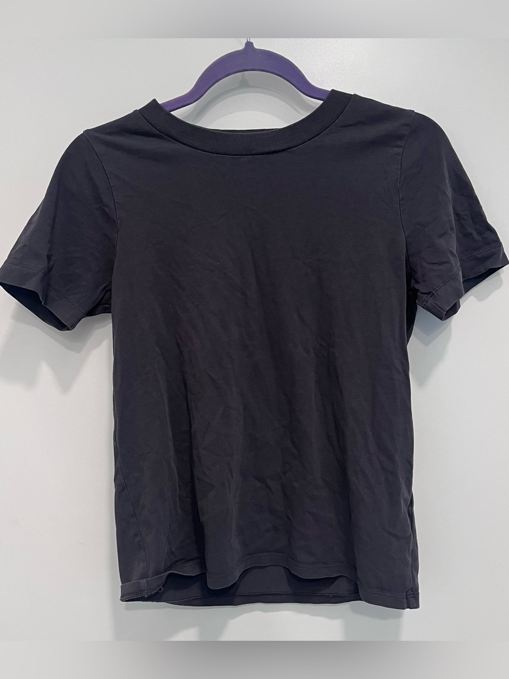 Madewell Perfect Crewneck T-Shirt Classic Women's Tee Grey Size Small Cotton